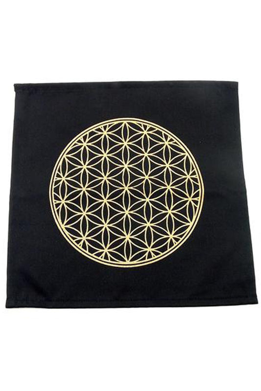 Printed Cotton Crystal Grid 12" - Zero Point Crystals