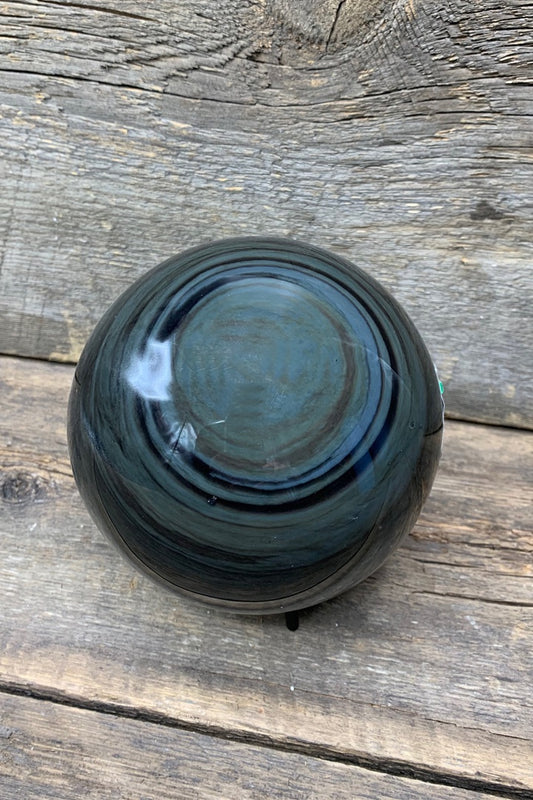 Rainbow Obsidian Sphere 4.5" - Zero Point Crystals