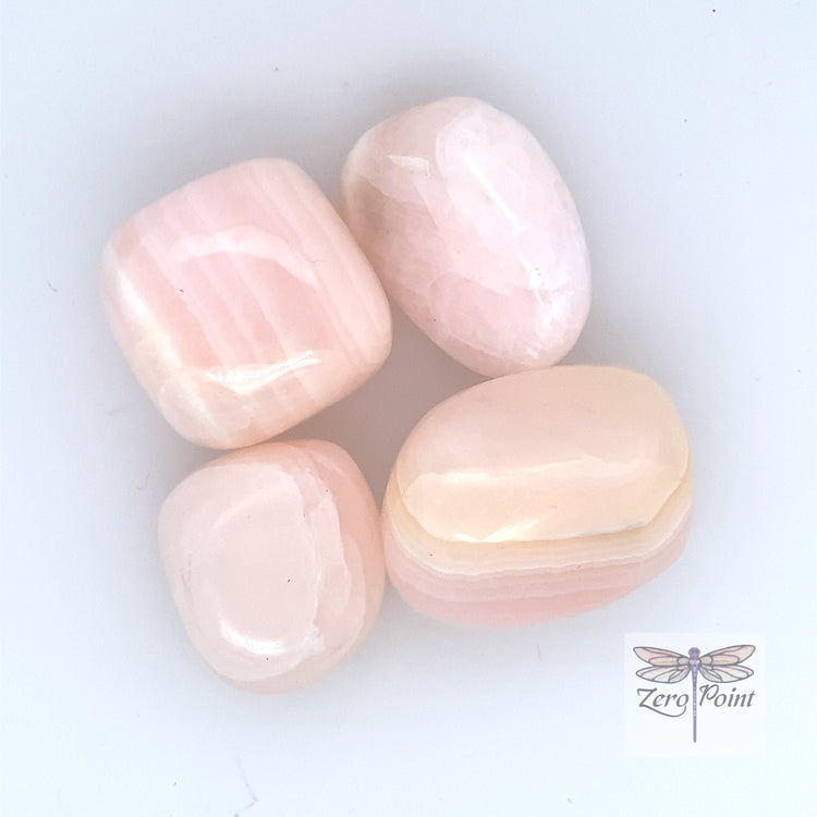 Tumbled Pink Calcite - Zero Point Crystals