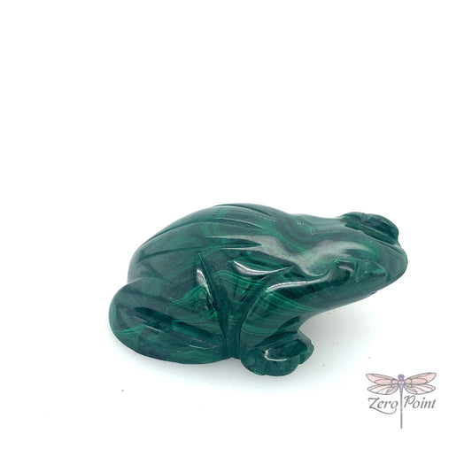 Malachite Frog - Zero Point Crystals