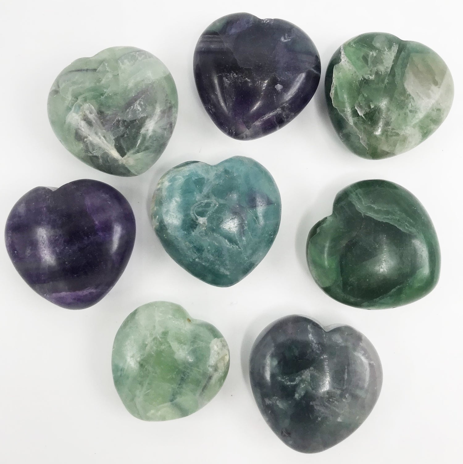 Fluorite Heart - Zero Point Crystals
