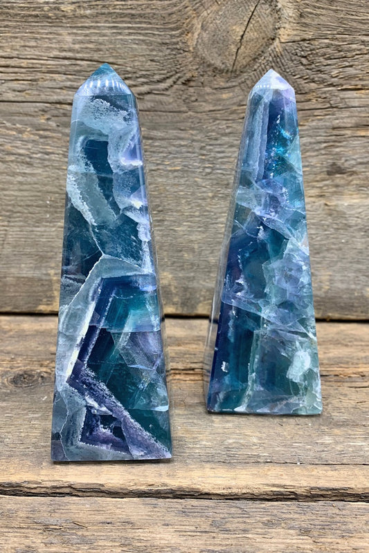 Fluorite Obelisk - Zero Point Crystals