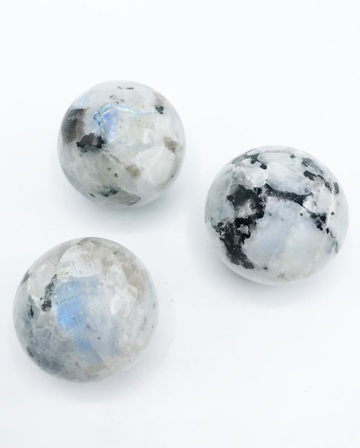 Rainbow Moonstone Sphere - Zero Point Crystals