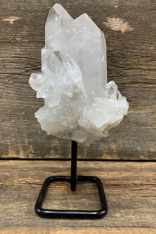 Quartz Cluster with Stand - Zero Point Crystals