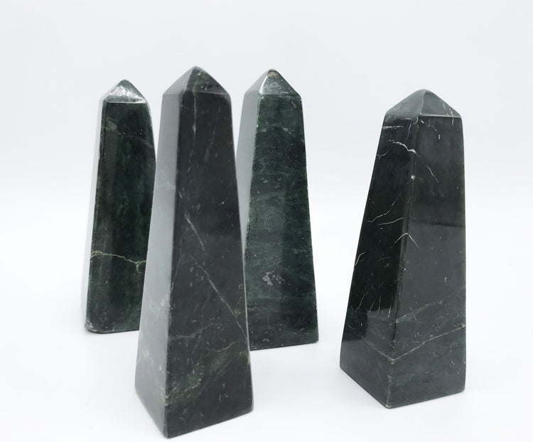 Jade Obelisk - Zero Point Crystals