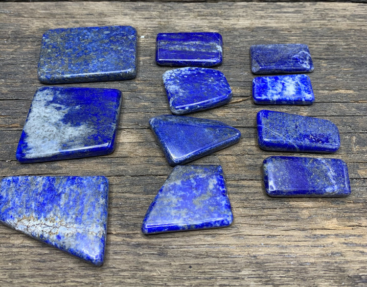 Lapis Lazuli Flat Stones - Zero Point Crystals