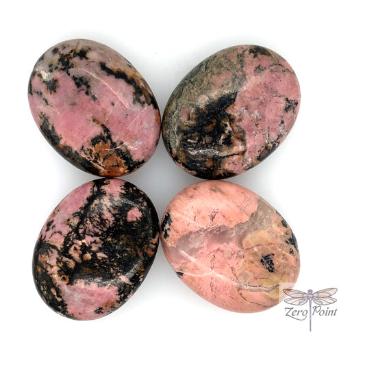 Rhodonite Palm Stone - Zero Point Crystals