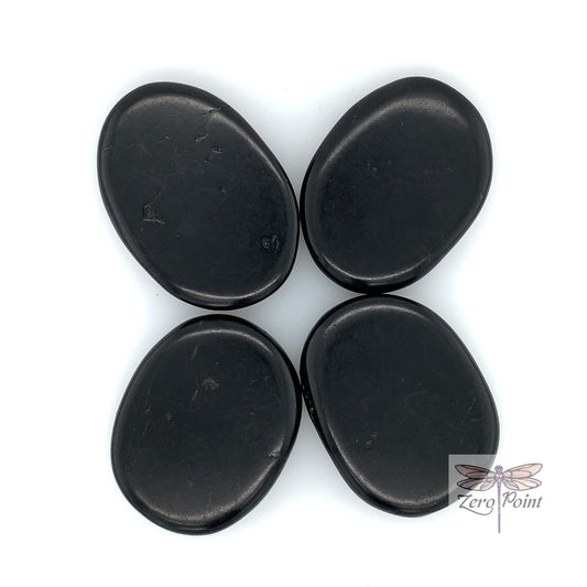 Shungite Palm Stone - Zero Point Crystals