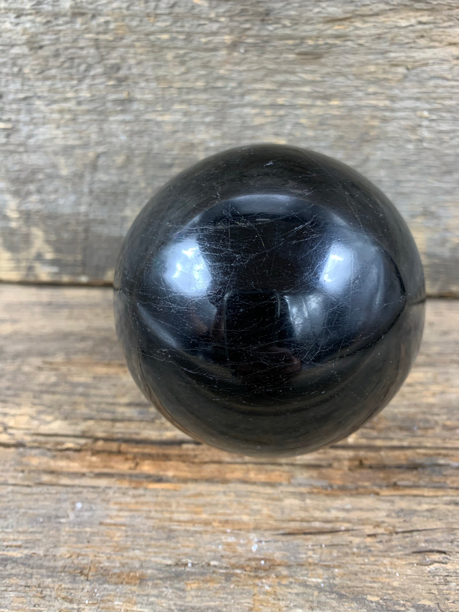 Black Tourmaline Sphere - Zero Point Crystals