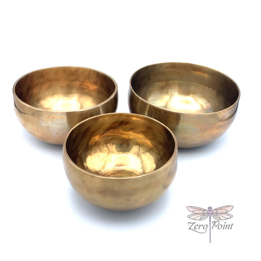 Hand Hammered Singing Bowl 200g-999g - Zero Point Crystals