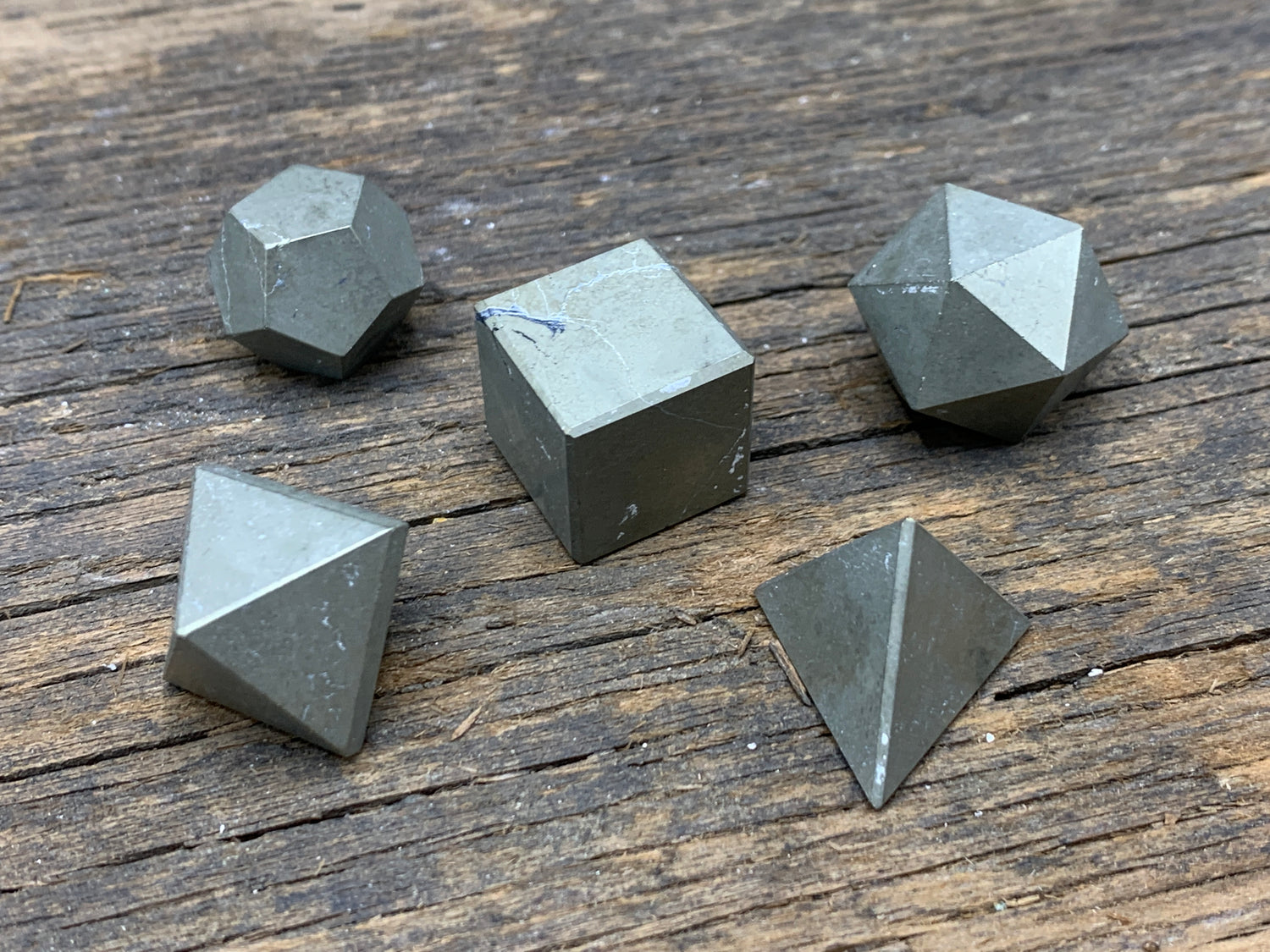 Platonic Solids - 5pc - Zero Point Crystals