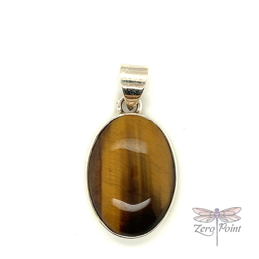 Tiger Eye Pendant 1033 - Zero Point Crystals