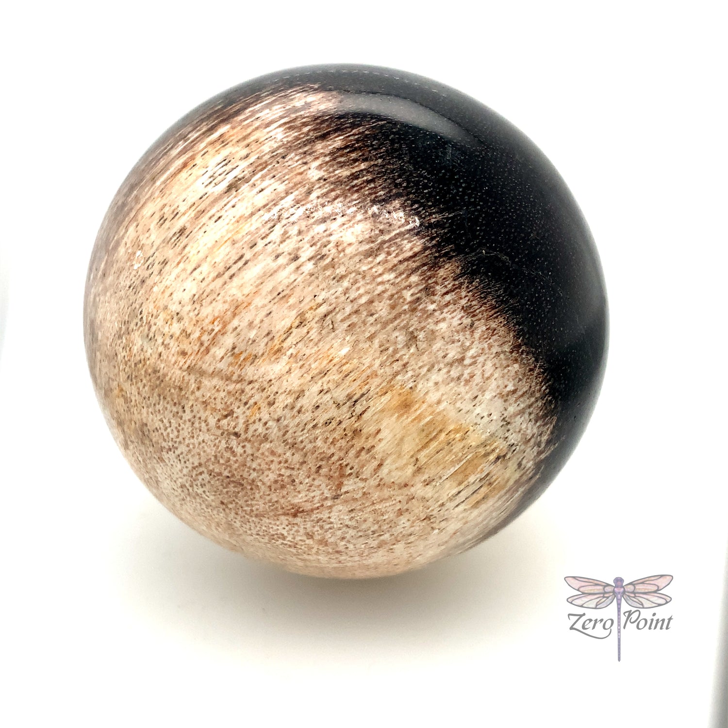 Petrified Wood Sphere - Zero Point Crystals