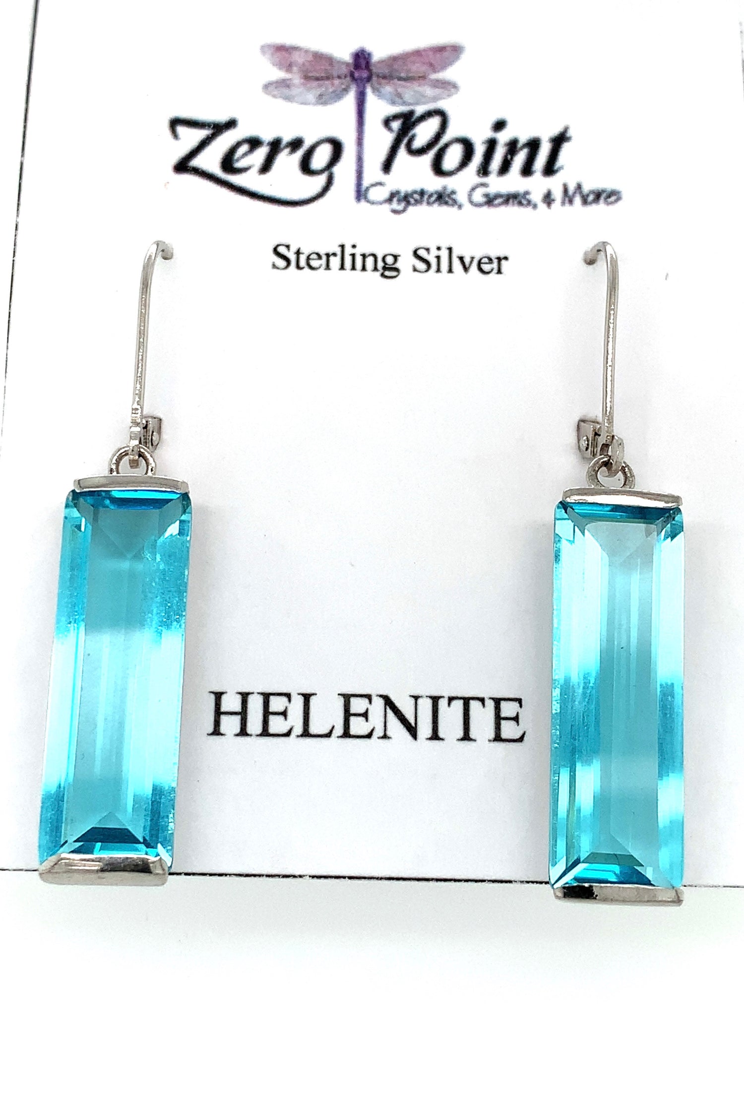 Helenite Earrings 11645 - Zero Point Crystals