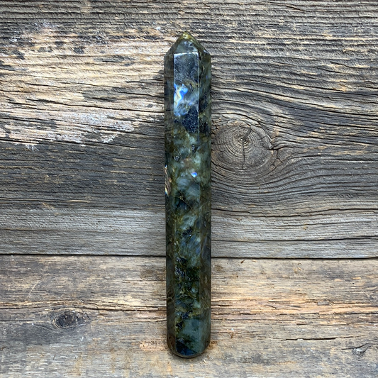 Labradorite Wand 9" - Zero Point Crystals