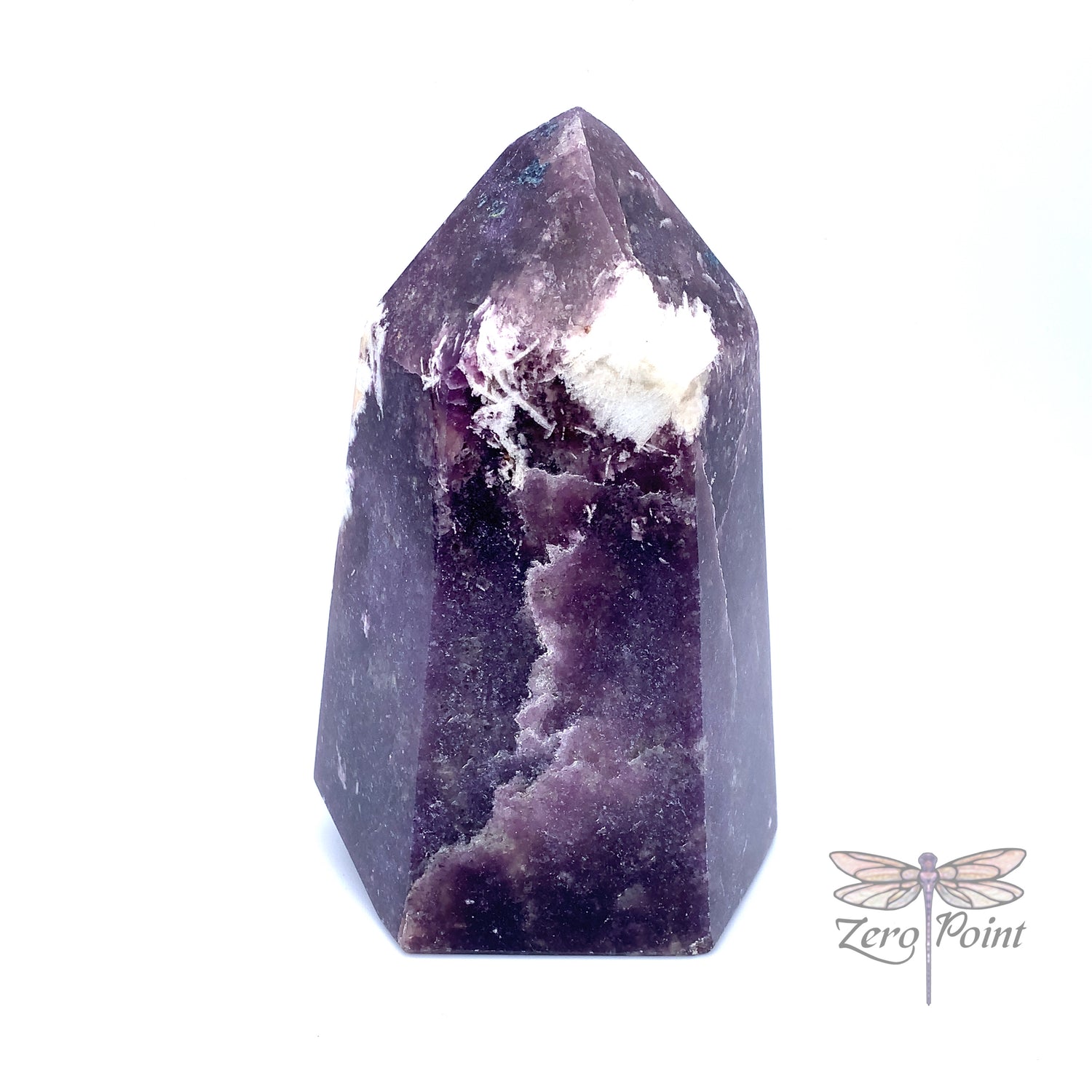 Lepidolite Obelisk - Zero Point Crystals