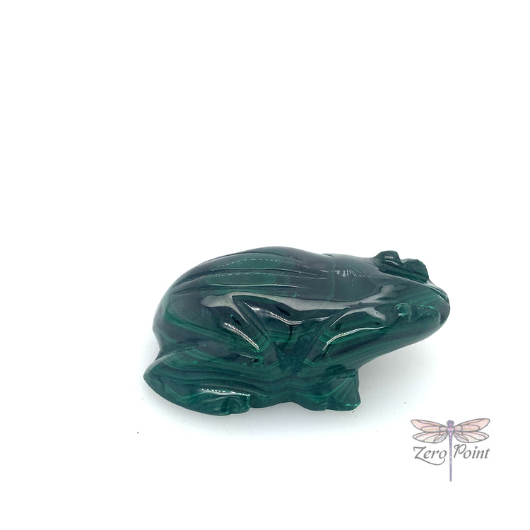 Malachite Frog - Zero Point Crystals