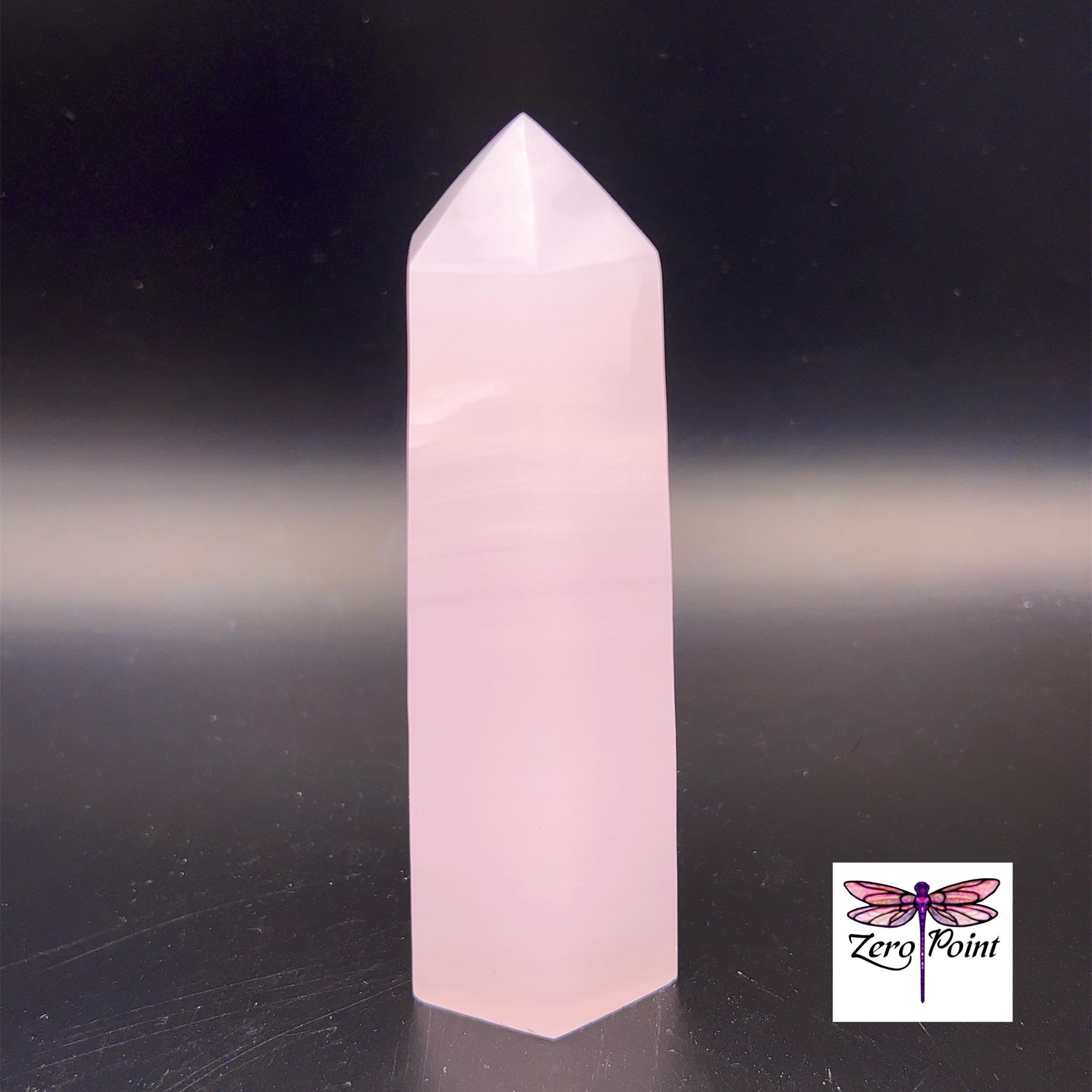 Pink Calcite Obelisk - Zero Point Crystals