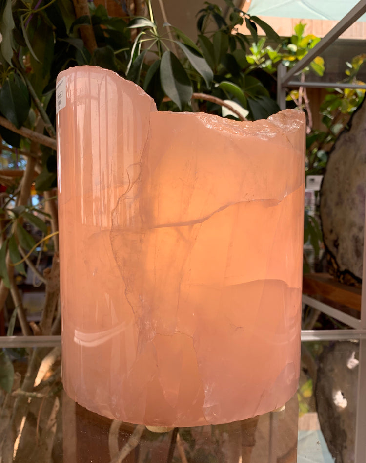 Rose Quartz Lamp - Zero Point Crystals
