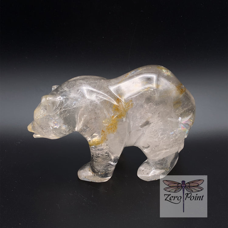 Quartz Crystal Bear - Zero Point Crystals