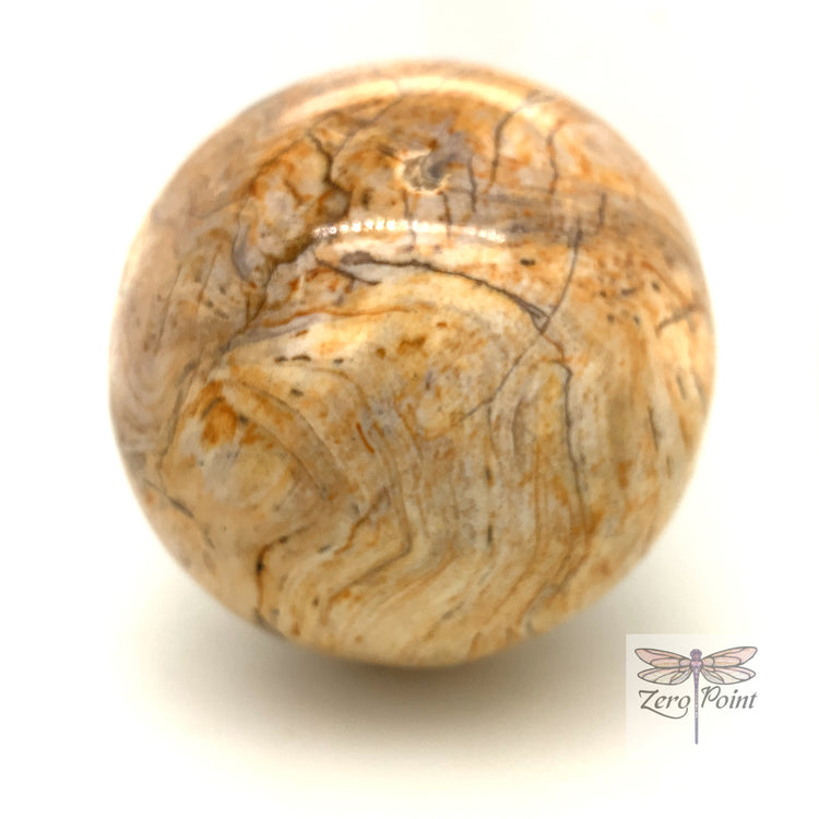 Petrified Wood Sphere - Zero Point Crystals