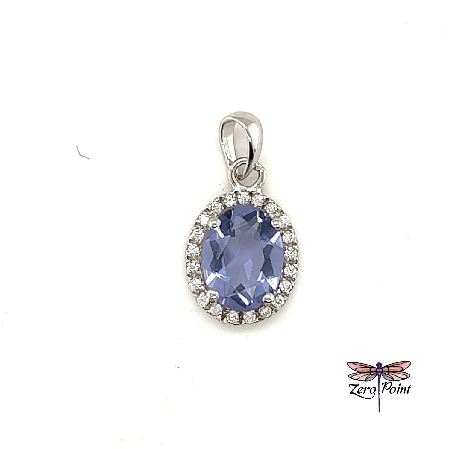 Helenite Oval Pendant 7x9mm - Zero Point Crystals