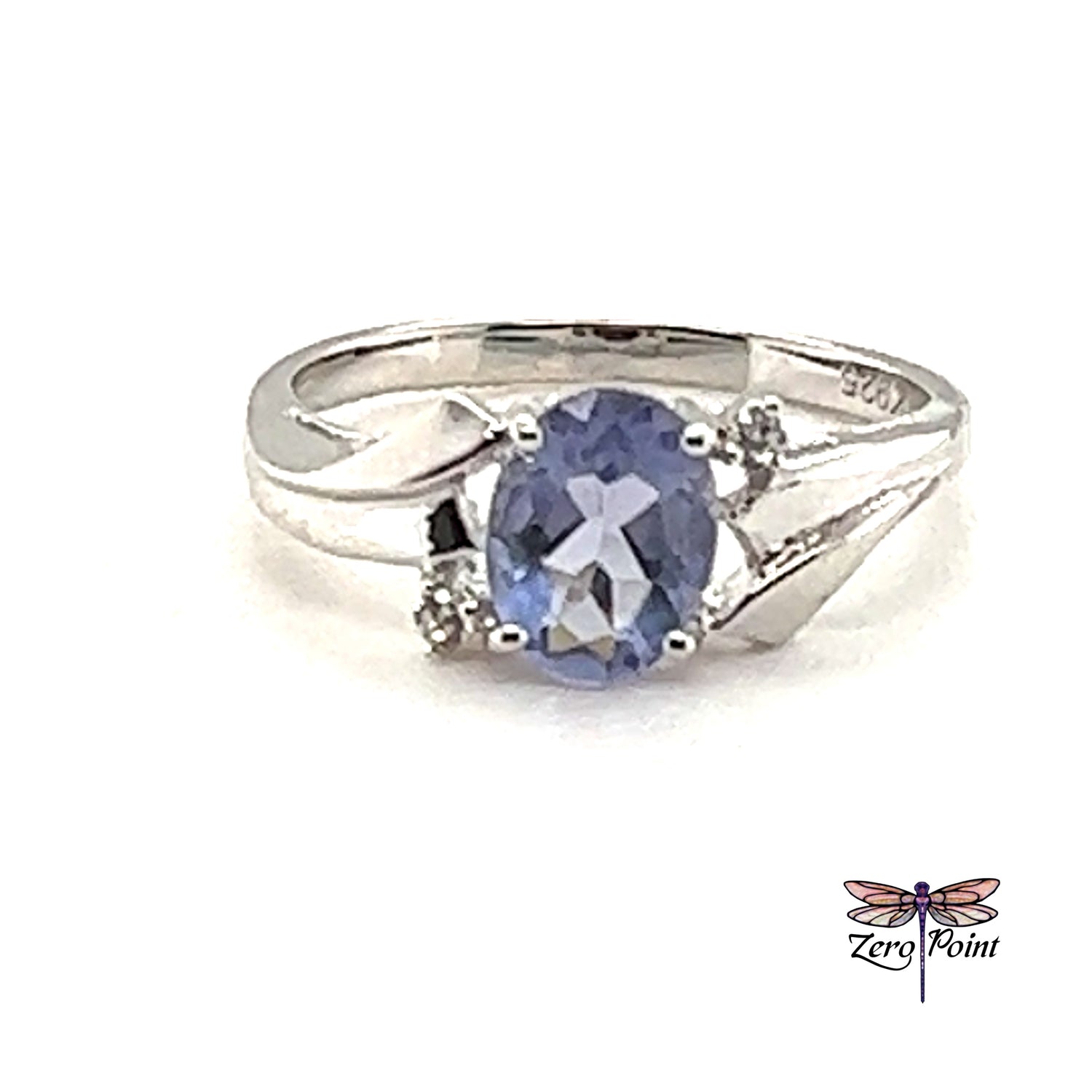 Helenite Oval Ring 6x8mm - Zero Point Crystals